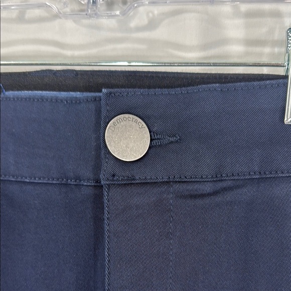 Democracy Michelle Ab Solution Capri Straight Leg Pant Navy Size 12 - Picture 4 of 10